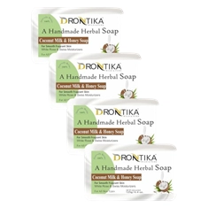 Coconut Milk & Honey Soap (Pack of 4)